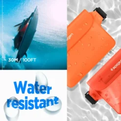 Spigen Etui Wodoszczelne|Wodoodporne-Etui A620 Universal Waterproof Waist Bag 2-pack Sunset Orange Case