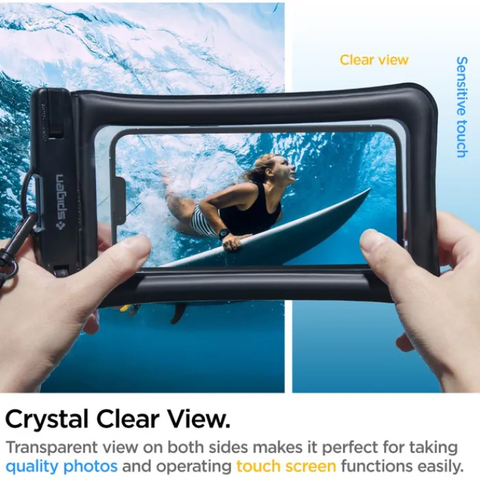 Spigen Etui Wodoszczelne|Wodoodporne-Etui A610 Universal Waterproof Float Case Black