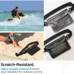 Spigen Etui Wodoszczelne|Wodoodporne-Etui A620 Universal Waterproof Waist Bag 2-pack Black