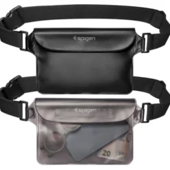 Spigen Etui Wodoszczelne|Wodoodporne-Etui A620 Universal Waterproof Waist Bag 2-pack Black