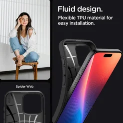 Spigen Iphone 16 Pro Max|Iphone 16 Pro Max-ETUI CORE ARMOR IPHONE 16 PRO MAX MATTE BLACK