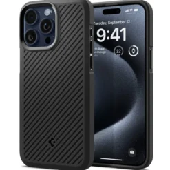 Spigen Iphone 15 Pro|Apple-Etui Core Armor iPhone 15 Pro Matte Black Case