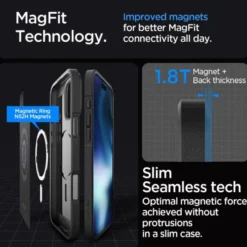 Spigen Apple|Magsafe-ETUI CORE ARMOR MAG MAGSAFE IPHONE 16 PRO MATTE BLACK