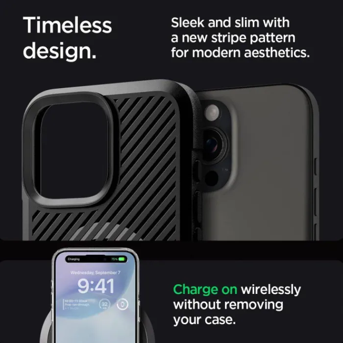 Spigen Apple|Magsafe-ETUI CORE ARMOR MAG MAGSAFE IPHONE 16 PRO MATTE BLACK