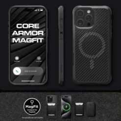 Spigen Iphone 16 Pro Max|Iphone 16 Pro Max-ETUI CORE ARMOR MAG MAGSAFE IPHONE 16 PRO MAX MATTE BLACK