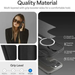 Spigen Apple|Magsafe-ETUI CYRILL KAJUK CLASSIC CHARM MAG MAGSAFE IPHONE 16 PRO BLACK