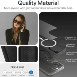 Spigen Iphone 16 Pro Max|Iphone 16 Pro Max-ETUI CYRILL KAJUK CLASSIC CHARM MAG MAGSAFE IPHONE 16 PRO MAX BLACK