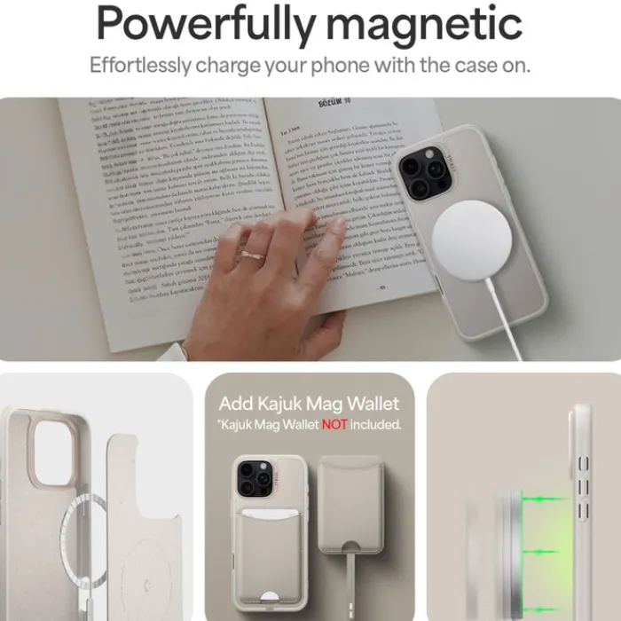Spigen Iphone 16 Pro Max|Iphone 16 Pro Max-ETUI CYRILL KAJUK MAG MAGSAFE IPHONE 16 PRO MAX CREAM