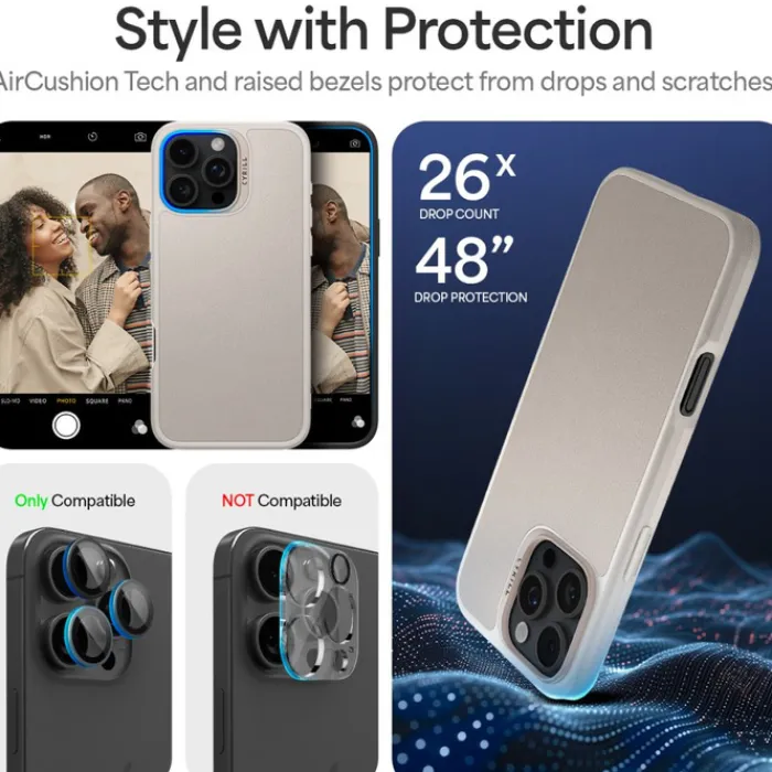Spigen Iphone 16 Pro Max|Iphone 16 Pro Max-ETUI CYRILL KAJUK MAG MAGSAFE IPHONE 16 PRO MAX CREAM