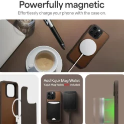 Spigen Iphone 16 Pro Max|Iphone 16 Pro Max-ETUI CYRILL KAJUK MAG MAGSAFE IPHONE 16 PRO MAX SADDLE BROWN