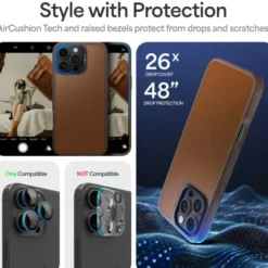 Spigen Iphone 16 Pro Max|Iphone 16 Pro Max-ETUI CYRILL KAJUK MAG MAGSAFE IPHONE 16 PRO MAX SADDLE BROWN