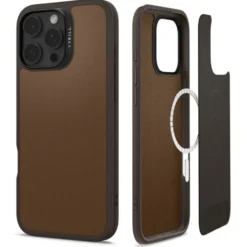 Spigen Iphone 16 Pro Max|Iphone 16 Pro Max-ETUI CYRILL KAJUK MAG MAGSAFE IPHONE 16 PRO MAX SADDLE BROWN