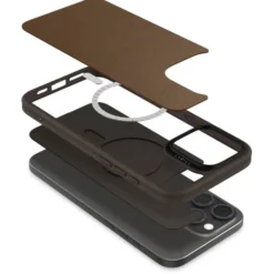 Spigen Iphone 16 Pro Max|Iphone 16 Pro Max-ETUI CYRILL KAJUK MAG MAGSAFE IPHONE 16 PRO MAX SADDLE BROWN