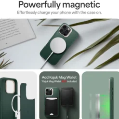 Spigen Iphone 16 Pro Max|Iphone 16 Pro Max-ETUI CYRILL KAJUK MAG MAGSAFE IPHONE 16 PRO MAX FOREST GREEN