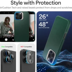 Spigen Iphone 16 Pro Max|Iphone 16 Pro Max-ETUI CYRILL KAJUK MAG MAGSAFE IPHONE 16 PRO MAX FOREST GREEN