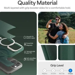 Spigen Iphone 16 Pro Max|Iphone 16 Pro Max-ETUI CYRILL KAJUK MAG MAGSAFE IPHONE 16 PRO MAX FOREST GREEN