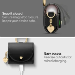 Spigen Airpods 4|Etui Airpods-ETUI CYRILL MINI BAG APPLE AIRPODS 4 BLACK