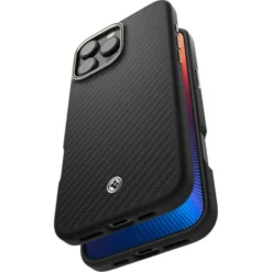 Spigen Iphone 16 Pro Max|Iphone 16 Pro Max-ETUI ENZO ARAMID MAG MAGSAFE IPHONE 16 PRO MAX BLACK/NATURAL