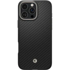Spigen Iphone 16 Pro Max|Iphone 16 Pro Max-ETUI ENZO ARAMID MAG MAGSAFE IPHONE 16 PRO MAX BLACK/NATURAL
