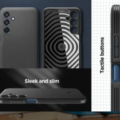 Spigen Samsung|Galaxy M35-ETUI ESSENTIAL SANDBLAST SAMSUNG GALAXY M35 5G MATTE BLACK