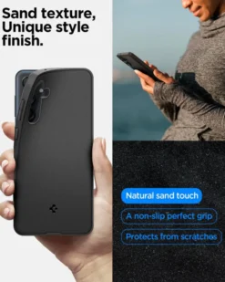 Spigen Samsung|Galaxy M55-ETUI ESSENTIAL SANDBLAST SAMSUNG GALAXY M55 5G MATTE BLACK