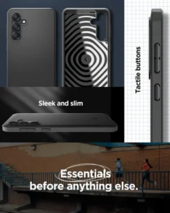 Spigen Samsung|Galaxy M55-ETUI ESSENTIAL SANDBLAST SAMSUNG GALAXY M55 5G MATTE BLACK
