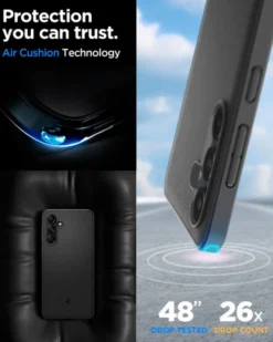Spigen Samsung|Galaxy M55-ETUI ESSENTIAL SANDBLAST SAMSUNG GALAXY M55 5G MATTE BLACK