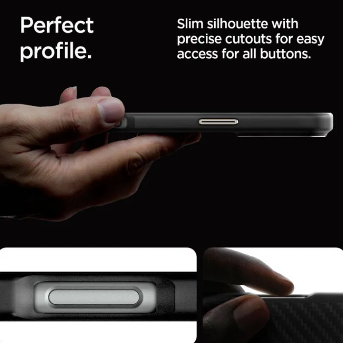 Spigen Apple|Magsafe-ETUI EZNO ARAMID MAG MAGSAFE IPHONE 16 PRO CZARNE