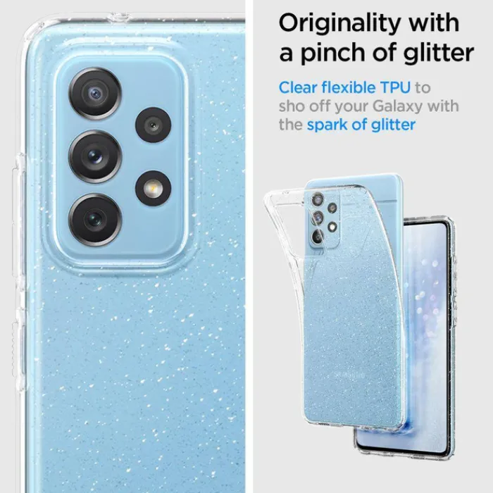 Spigen Samsung|Galaxy A72-Etui Galaxy A72 Liquid Crystal Glitter Crystal Case
