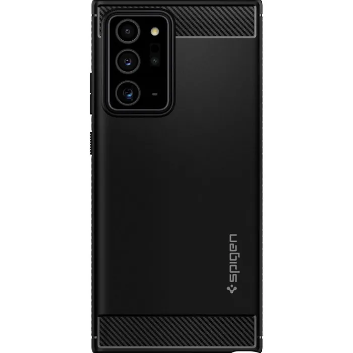 Spigen Galaxy Note 20|Samsung-Etui Galaxy Note 20 Ultra Rugged Armor Matte Black Czarne Case
