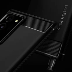 Spigen Galaxy Note 20|Samsung-Etui Galaxy Note 20 Ultra Rugged Armor Matte Black Czarne Case