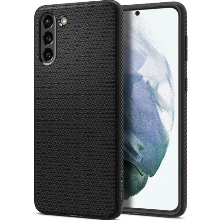 Spigen Samsung|Galaxy S21 Plus-Etui Galaxy S21+ Plus Liquid Air Matte Black Czarne Case