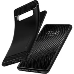 Spigen Samsung|Galaxy S10-Etui Galaxy S10 Rugged Armor Samsung Czarne Case Samsung
