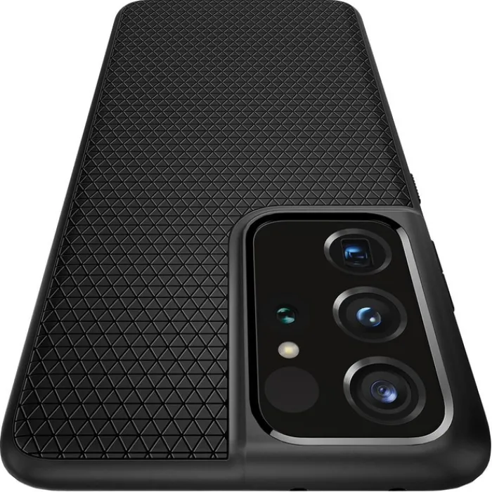 Spigen Samsung|Galaxy S21 Ultra-Etui Galaxy S21 Ultra Liquid Air Matte Black Czarne Case