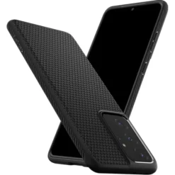 Spigen Samsung|Galaxy S21 Ultra-Etui Galaxy S21 Ultra Liquid Air Matte Black Czarne Case