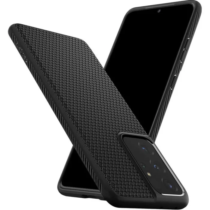 Spigen Samsung|Galaxy S21 Ultra-Etui Galaxy S21 Ultra Liquid Air Matte Black Czarne Case