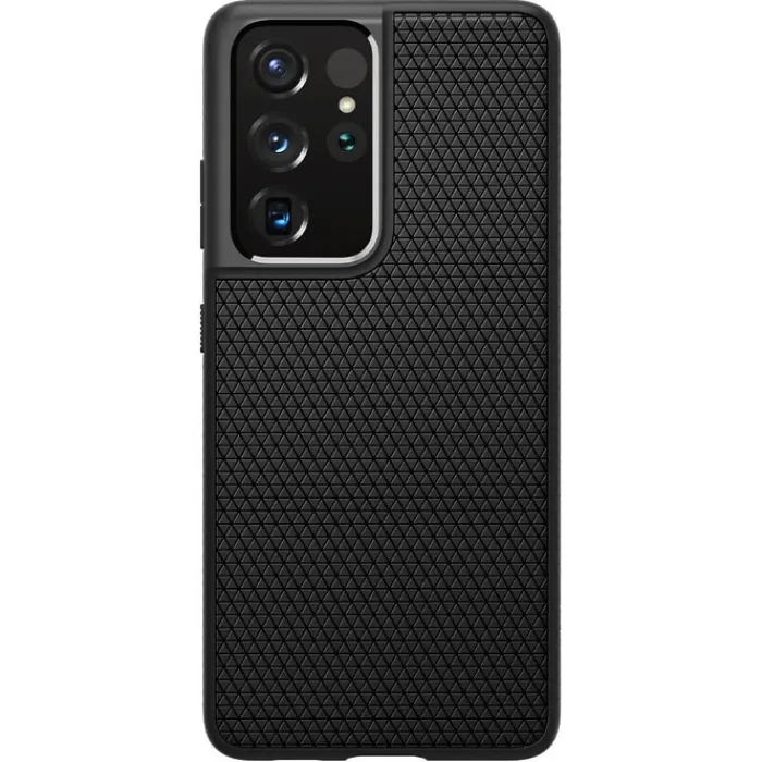 Spigen Samsung|Galaxy S21 Ultra-Etui Galaxy S21 Ultra Liquid Air Matte Black Czarne Case