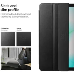 Spigen Galaxy Tab A9|Samsung-ETUI GALAXY TAB TAB A9 / A11 8.7 X110 / X115 / X133 / X135 SMART FOLD MATTE BLACK