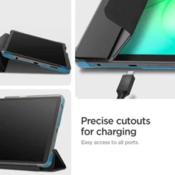 Spigen Galaxy Tab A9|Samsung-ETUI GALAXY TAB TAB A9 / A11 8.7 X110 / X115 / X133 / X135 SMART FOLD MATTE BLACK