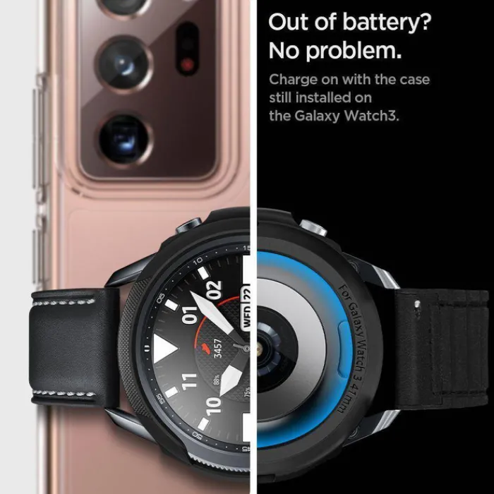 Spigen Samsung|Galaxy Watch 3 41Mm-Etui Galaxy Watch 3 41mm Liquid Air Black Czarne