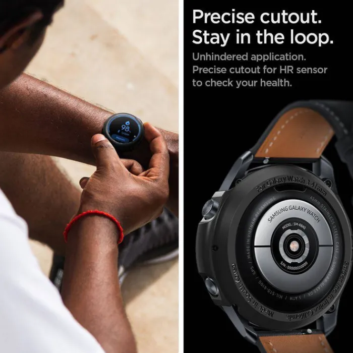 Spigen Samsung|Galaxy Watch 3 41Mm-Etui Galaxy Watch 3 41mm Liquid Air Black Czarne
