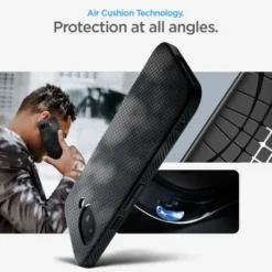 Spigen Google|Pixel 9A-ETUI GOOGLE PIXEL 9A LIQUID AIR MATOWE CZARNE