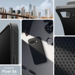 Spigen Google|Pixel 9A-ETUI GOOGLE PIXEL 9A LIQUID AIR MATOWE CZARNE