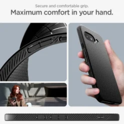 Spigen Google|Pixel 9A-ETUI GOOGLE PIXEL 9A LIQUID AIR MATOWE CZARNE