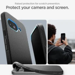 Spigen Google|Pixel 9A-ETUI GOOGLE PIXEL 9A LIQUID AIR MATOWE CZARNE