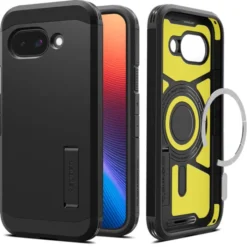 Spigen Google|Pixel 9A-ETUI GOOGLE PIXEL 9A TOUGH ARMOR MAG MAGSAFE CZARNE