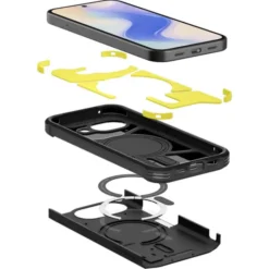 Spigen Pixel 10A|Google-ETUI GOOGLE PIXEL 10A TOUGH ARMOR MAG MAGSAFE CZARNE