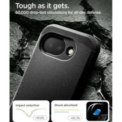 Spigen Pixel 10A|Google-ETUI GOOGLE PIXEL 10A TOUGH ARMOR MAG MAGSAFE CZARNE