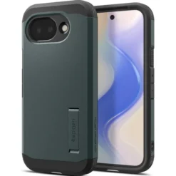 Spigen Pixel 10A|Google-ETUI GOOGLE PIXEL 10A TOUGH ARMOR MAG MAGSAFE ABYSS GREEN