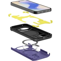 Spigen Pixel 10A|Google-ETUI GOOGLE PIXEL 10A TOUGH ARMOR MAG MAGSAFE ASH VIOLET